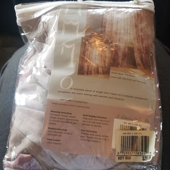 Two New Rose Gray Sheer Scarfs 59" X 144" - Picture 4 of 7